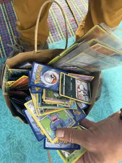 vintage pokemon card collection lot Huge Bag 1$ Start Kid Wants New Bike! - Image 3