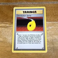 Pokemon Cards Devolution Spray 72/102 Base Set WOTC Rare - Image 1
