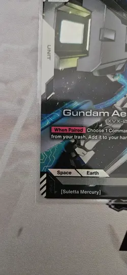 GUNDAM TCG CARD GAME GUNDAM AERIAL REBUILD GD01-067 LR HOLO FOIL ENGLISH NEWTYPE - Image 4