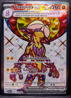 Toxtricity ex 227/182 Paradox Rift Shiny Ultra Rare Pokemon Pokemon Card ENG NM - Image 1