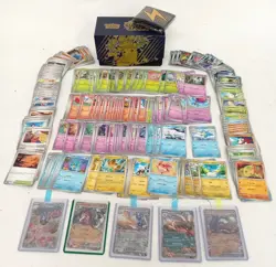Pokemon TCG Mixed Loose Trading Card Bundle - Mixed Types w/ Box & Covers #Live - Image 1