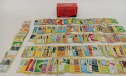 Large Pokemon Trading Card Bundle Job Lot TCG With Orange Urshifu Storage Box - Image 1