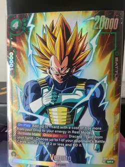 Dragon Ball Super Card Game Fusion World Vegeta FB01-096 (Alternate Art) NM DB1 - Image 1