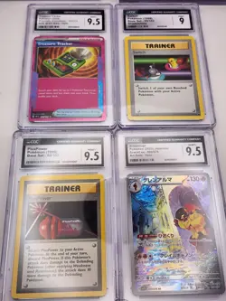 21 Graded Pokemon Cards & 4 Sealed Packs (Estate Find) - Image 2