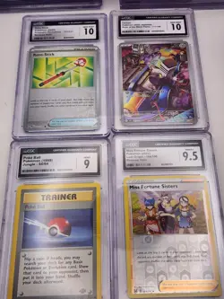 21 Graded Pokemon Cards & 4 Sealed Packs (Estate Find) - Image 3