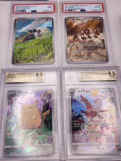 21 Graded Pokemon Cards & 4 Sealed Packs (Estate Find) - Image 5