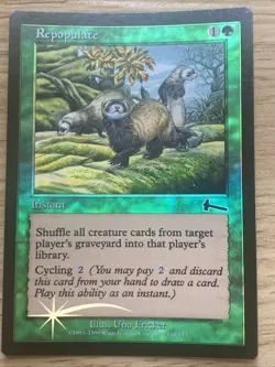 Repopulate Foil Urza's Legacy - Near Mint - Image 1