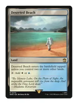 MTG - Deserted Beach (270) - Universes Beyond: Doctor Who - Near Mint - Image 1