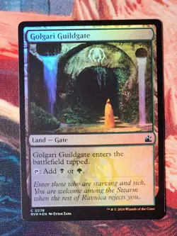 Golgari Guildgate Foil Ravnica Remastered Magic Gathering MTG RVR - Image 1