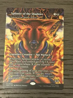 Splinter of the Shadows - Ashcoat of the Shadow Swarm (Borderless) Teenage... - Image 1