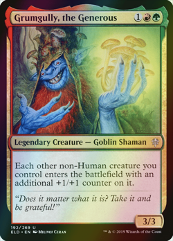 MTG Grumgully, the Generous Foil ** Throne of Eldraine ** English - Image 1