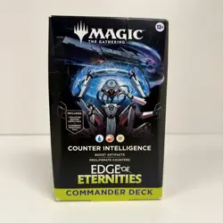 Magic The Gathering Edge of Eternities Counter Intelligence Commander Deck New - Image 1