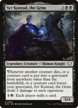 MTG Syr Konrad, the Grim ** March of the Machine Commander ** English - Image 1