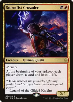 MTG Stormfist Crusader ** Throne of Eldraine ** English - Image 1