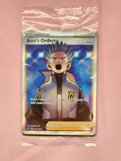SEALED Pokemon Cyrus SWSH251 Boss's Orders Promo Pokemon Card + 3 holos - Image 3