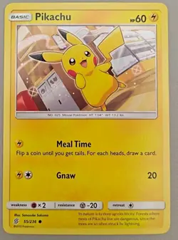 Pikachu 55/236 & 56/236 Unified Minds Pokemon TCG Lot - NM - Image 4