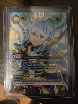 Union Arena ,Sword Art Online Lot 12 Cards Sinon(sun Goddes ,Solus)Sr* & 9 Sr - Image 2