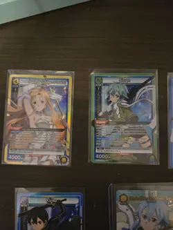 Union Arena ,Sword Art Online Lot 12 Cards Sinon(sun Goddes ,Solus)Sr* & 9 Sr - Image 4