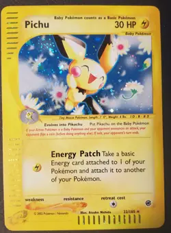 Pichu 22/165 Expedition Base Set Holo | Pokemon TCG - Image 1