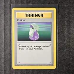 Potion, Shadowless, Base Set, 94/102, LP, Pokemon Trainer, WOTC 1999, (3/3) - Image 1
