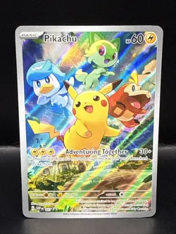 Pokemon Pikachu 027 Sv: Scarlet & Violet Promo Cards Holo A - Image 1