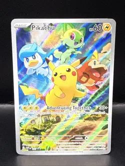Pokemon Pikachu 027 Sv: Scarlet & Violet Promo Cards Holo A - Image 2