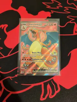 Pokemon Charizard ex 183/165 Full Art Sv: Scarlet & Violet 151 Holo - Image 1