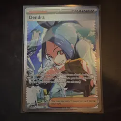 Pokemon Dendra 266/193 Sv02: Paldea Evolved Full Art Holo Illustration Rare - Image 1