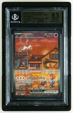 2023 Pokemon SVP EN-SV Black Star Promo 053 Mew EX 151 BGS 9.5 - Image 1