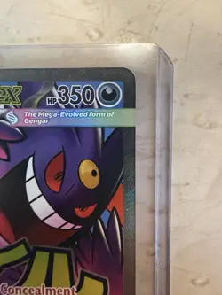 Pokemon Mega Gengar EX ASC Full Art Secret Rare Holo 269/217 350 HP - Image 3