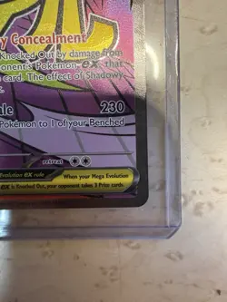 Pokemon Mega Gengar EX ASC Full Art Secret Rare Holo 269/217 350 HP - Image 4