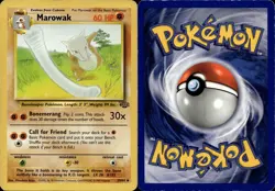 MAROWAK 39/64 UNCOMMON JUNGLE POKEMON UNLIMITED HP - Image 1