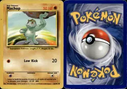 MACHOP 52/102 COMMON BASE SET UNLIMITED POKEMON HP - Image 1