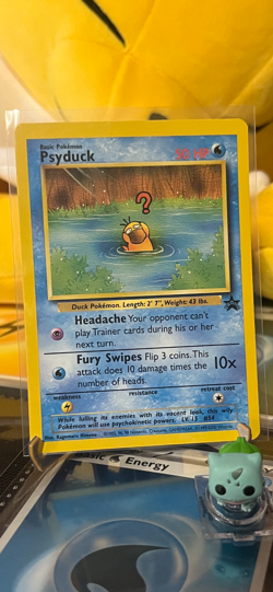 Rare NM POKEMON Psyduck Black Star Promo #20 Rare WOTC TCG good for PSA Grading - Image 1