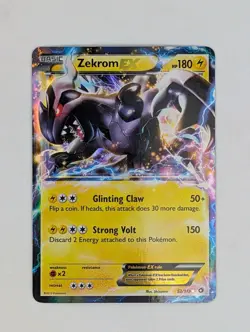 Pokemon Zekrom EX 52/113 Holo Rare Black & White Plasma Storm EN - Image 1