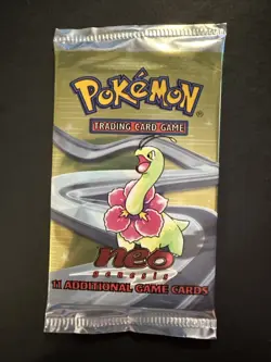 Pokemon WOTC Neo Genesis 1st Edition Factory Sealed Booster Pack Meganium 742818062732 - Image 1