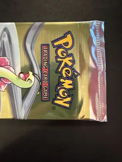 Pokemon WOTC Neo Genesis 1st Edition Factory Sealed Booster Pack Meganium 742818062732 - Image 3