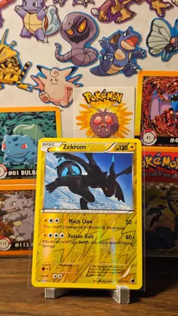 Pokemon Zekrom Plasma Freeze 39/116 Reverse Holo Rare - Lightly Played - Image 1