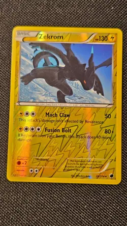 Pokemon Zekrom Plasma Freeze 39/116 Reverse Holo Rare - Lightly Played - Image 2