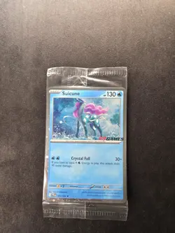 Pokemon TCG Suicune PFL 026/094 EB Games Promo Phantasmal Flames Sealed Mint - Image 1