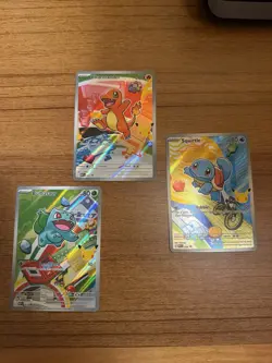 Pokemon 30th Anniversary First Partner Pack Charmander, Squirtle,Bulbasaur - Image 1