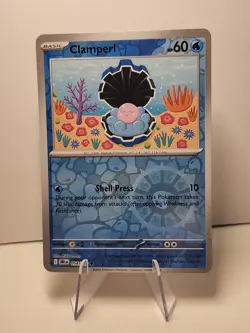 Clamperl 054/182 Sv10: Destined Rivals Reverse Holo Pokemon TCG NM - Image 1
