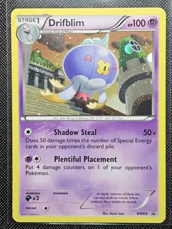 Pokemon TCG Drifblim BW64 Cosmo Holo Black Star Promo Black & White -LP - Image 1