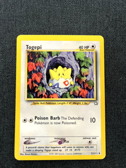 Pokemon TCG Togepi 51/111 Neo Genesis Regular Moderately Played - Image 1