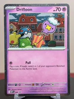 Pokemon Drifloon #005 English MEP Black Star Promo Cosmos Holo - Image 1