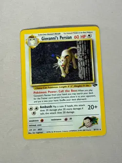 Pokemon Giovanni's Persian Gym Challenge 8/132 - Image 1
