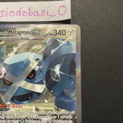 Pokemon Steven’s Metagross EX 289/217 SIR Mega Evolution Ascended Heroes NM - Image 3