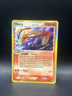Pokemon TCG Holo Ultra Rare Milotic Dragon Frontiers 5/101 - Image 1