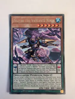 Yu-Gi-Oh Nazuki The Vaylantz Ninja TAMA-EN003 1st Edition - Image 1