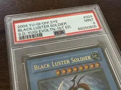 Yu-Gi-Oh! Black Luster Soldier English 1st Edition SYE-024 PSA 9 - Image 3